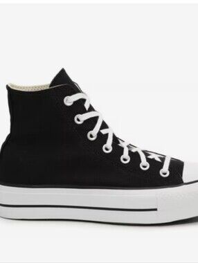 Converse Chuck Taylor All Star High Top Plarfirm Sneaker- Black